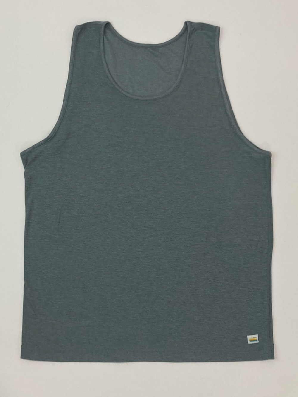 Vuori Strato Tech Tank Top Heather Green Performance Workout Gym Men’s Medium